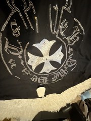 Chrome Hearts x Comme des Garçons Rhinestone Cross T-Shirt Black XL