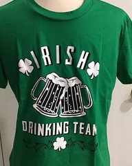 Men’s Funny Irish Drinking Team Shirt St Patrick’s Day T Shirt Green Size S NEW