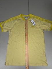 ADIDAS 3-Stripes California Tee Originals Powder Yellow JN7021 Pick Size NWT