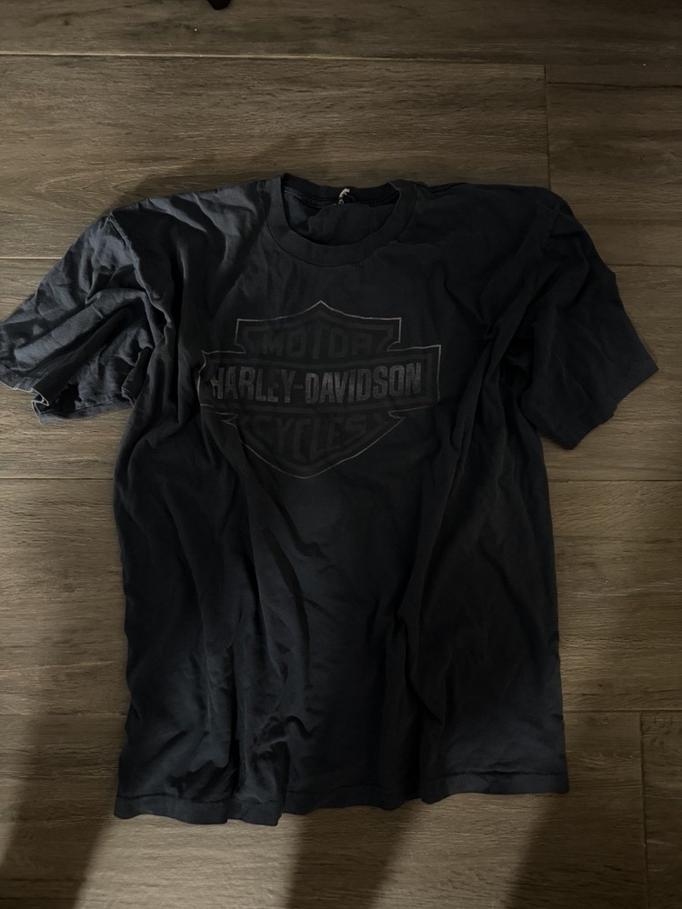 Vintage Harley Davidson Ghost Town 2005 Gene Lummus Single Stitch Shirt XL