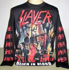 Slayer Reign In Blood Metal Band Long Sleeve T-Shirt Size S M L XL 2XL 3XL New!