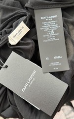 NWT Saint Laurent YSL Runway Scoop Plunging U Sleeveless Tank Top Shirt XS $1650