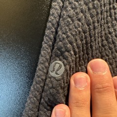 Lululemon Men’s Black Waffle Knit Jogger Pants S Cotton Blend Drawstring
