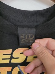 Vintage Just Brass 3D Emblem Shirt Desert Storm 1991 USA Made 50/50 Size Large