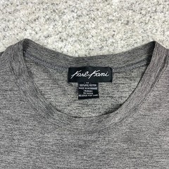 Vintage Karl Kani T-Shirt Men Medium Spellout Logo Embroidered Short Sleeve Gray