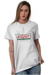 Krispy Kush Funny Marijuana Stoner Munchies Womens or Mens Crewneck T Shirt Tee