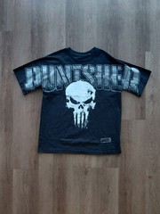 Marvel “The Punisher” Graphic T-Shirt | Uncommon Huge Y2K Print Men’s Small