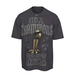 XL New York Knicks Nike 2026 NBA Champions Locker Room On Court Rhinestone