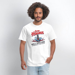 Justin Heranus Well Drilling T-Shirt – Funny Adult Humor Tee