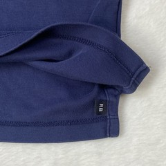 Robert Barakett L Navy Blue Pima Cotton Crew Neck Mens T-Shirt Short Sleeve Tee