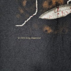 Vintage 2003 King Diamond Puppet Master Tour T Shirt XL Black Band Tee 2000s