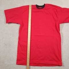 Vtg Fruit of the Loom T-Shirt Mens Medium Two Toned Red Black Single Stitch USA