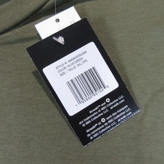 Airwalk T-Shirt 3XL Short Sleeve Army Green Spellout Logo Skateboard Skate