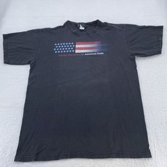 Vintage Harley-Davidson Shirt Mens Large Black American Pride Dubai UAE 90s USA