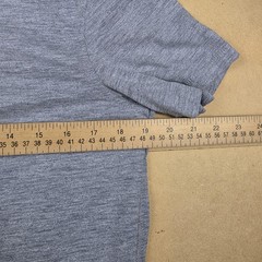 John Varvatos Shirt Mens M Gray Short Sleeve Henley Tee Tagless Jersey Soft