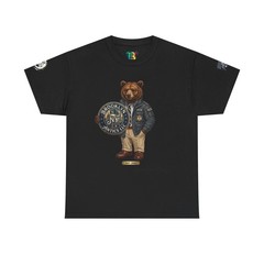 Bear in Blazer T-Shirt | Polo Style Bear Graphic Tee, NY Athletic Club