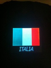 ITALY FLAG Sound Activated Lights Up LED T-Shirt S/L/L/XL/XXL/XXXL