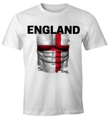 European Championship T-Shirt Mens Football England Flag Fan Shirt