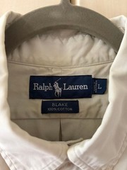 Ralph Lauren BLAKE Cotton Shirt Unisex 90s-00s Used For 14Y+ Japan