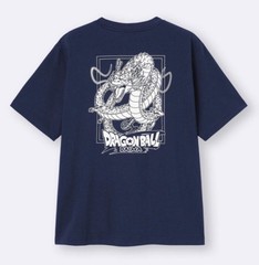 Dragon Ball Daima GU Men’s XL T-Shirt Navy Shenron Graphic Anime Tee New