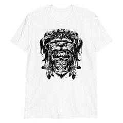 skull tribal king awesome graphic Short-Sleeve Unisex T-Shirt