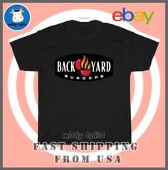 Back Yard Burgers Restaurants Logo Men’s T-Shirt American Tee Shirt Size S-5XL