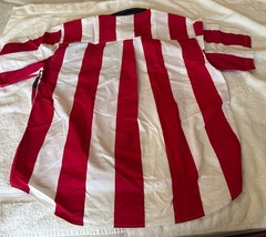 Vintage Ivy Crew Flag Shirt Mens Patriotic Size XXL Button Down Red White Blue