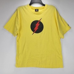 The Flash DC Comics Graphitti Vintage 1999 90s Shirt Mens Medium M Yellow Black