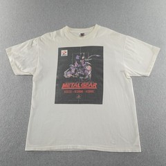 Vintage Metal Gear Solid Mens XL (23X28) Video Game Shirt 1998
