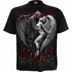 Spiral Direct Forbidden Grim Reaper Angel Skeleton Fantasy Goth T Shirt D098M101