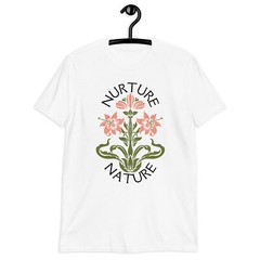 Nurture Nature Flower Graphic T-Shirt – Comfortable and Stylish Casual Wear