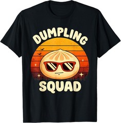 Vintage Dumpling Squad Funny Asian Food Lover Retro Dumpling T-Shirt