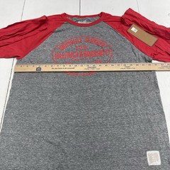 Retro Brand Gray & Red Louisville Slugger Hillerich & Bradsby Co T Shirt Mens XL