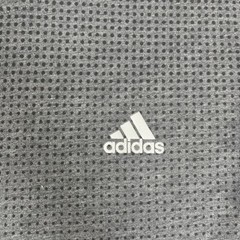 Adidas Climacool Mens Short Sleeve Aeroknit Textured Tee Shirt Gray Large
