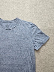 American Eagle Outfitters Men T Shirt M Blue Heather Classic Fit Short Sleeve
