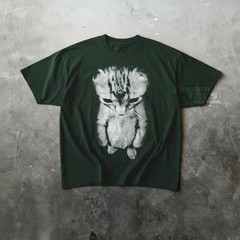 Sad Kitten T-Shirt Cute Standing Cat Graphic Cat Lover Unisex Tee