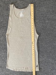 Polo Ralph Lauren Tank Top Men XL Ribbed 100% Cotton Classic Fit Gray Sleeveless