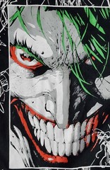 DC Comics T-Shirt Men’s Sz Large Joker Gotham City Batman Universe Cartoon Tee