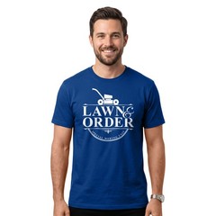 Lawn & Order T-Shirt | Funny Lawn Mowing Shirt | Gardening & Landscaping Gift