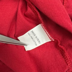 Left Coast Tee T Shirt Mens XXL Pima Cotton Crewneck Made in Peru Red