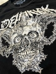 Dethklok Metalocalypse Adult Swim 2023 Tour Large Black Long Sleeve Shirt