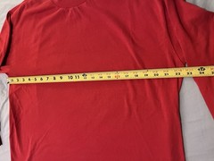 Vintge Sunbelt Sportswear T Shirt XL Mens red Long Sleeve Single Stitch 90s USA
