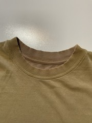 Allsaints Kyan Vintage Wash Organic Cotton Ribbed Collar S/S Crewneck T-Shirt SM