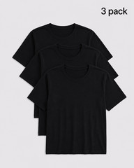 3 or 6 Pack of Men’s Heavy Cotton T-Shirt Plain Blank Crew Neck Short Sleeve Tee