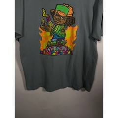 Supreme Molotov Kid Tee Joe Cool Slate Blue Grey Mens Large Short Sleeve T-Shirt