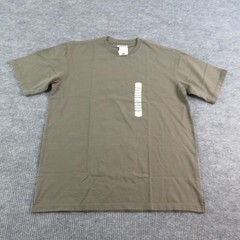 Duluth Trading Co. Shirt Mens L Brown Longtail T Crew Neck Relaxed NWT
