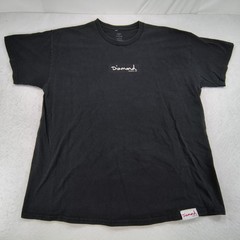 Diamond Supply Co Graphic Crew Neck Short Sleeve T Shirt Mens Size XL Black