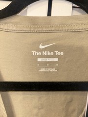 Nike Men’s Training Tank Top Cut-off New Khaki Dessert Black Print (Size:M)