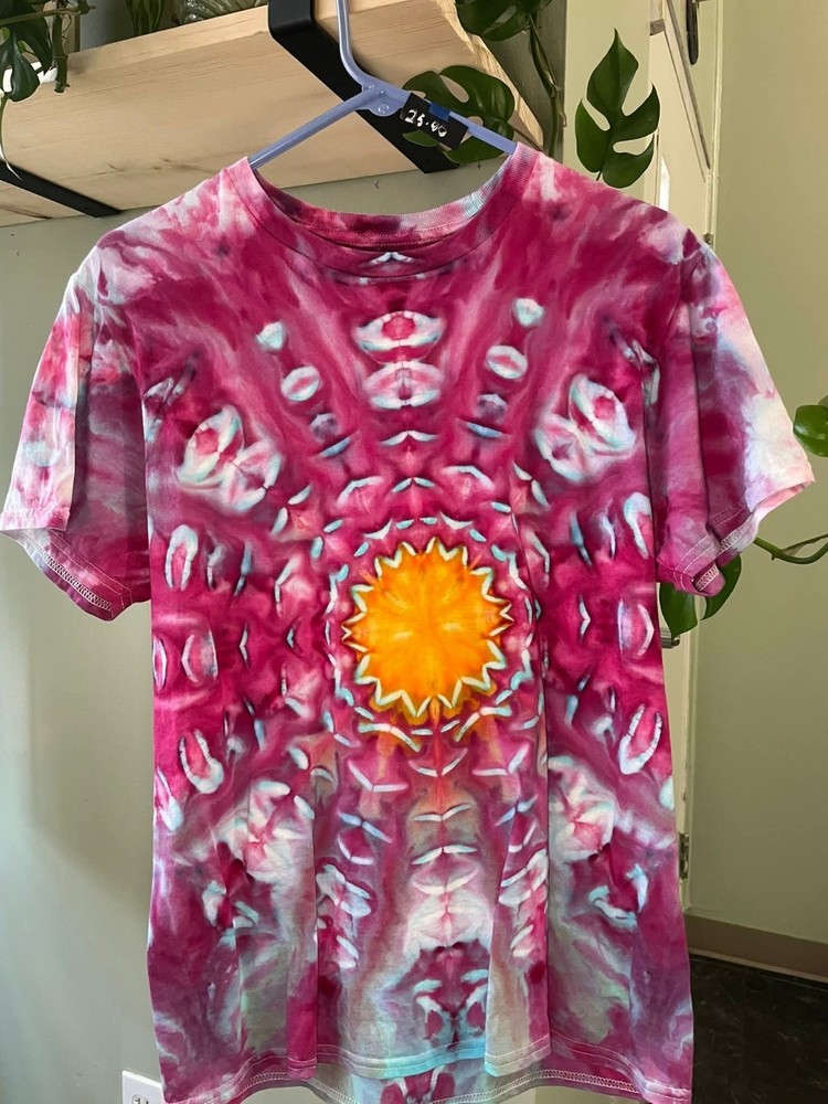 Quality Tie Dye T Shirt Short Sleeve Unisex Medium