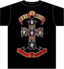 GUNS N ROSES Appetite For Destruction – Cross T SHIRT S-M-L-XL-2XL New Official